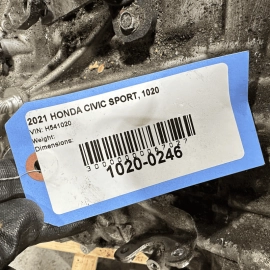 2021 HONDA CIVIC SPORT 2.0L FWD CVT AUTOMATIC TRANSMISSION TRANS GEAR BOX OEM