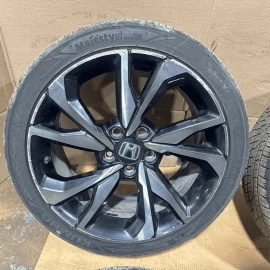 HONDA CIVIC SPORT R18 TIRE WHEEL RIM 235/40 R18 18X8J 5 DOUBLE SPOKE 5/32`` OEM
