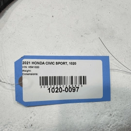 2021 HONDA CIVIC 2.0L INTERIOR FLOOR WIRE WIRING HARNESS OEM