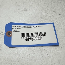 2012-2018 AUDI A6 REAR TRUNK LID SHELL COVER PANEL OEM