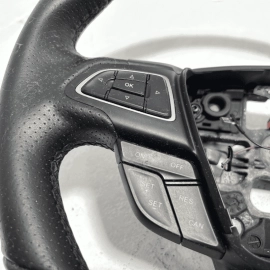 2015-18 FORD FOCUS ST LEATHER STEERING WHEEL AUDIO & CRUISE CONTROL SWITCHES OEM