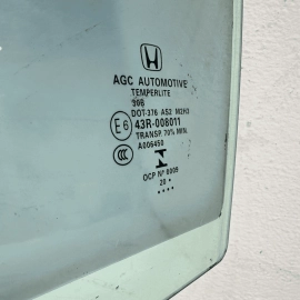 2016 - 2021 Honda Civic Rear Left Driver Side Door Window Glass OEM