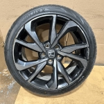 HONDA CIVIC 2021 SPORT WHEEL RIM TIRE 235/40 R18 18X8J 5 DOUBLE SPOKE 6/32`` OEM