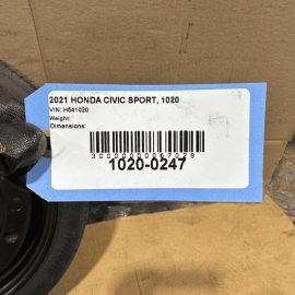 2017-2021 HONDA CIVIC SPARE TIRE WHEEL RIM HOLA 125/70 R17  OEM