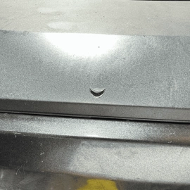 DEFECT!16-18 AUDI Q3 REAR BUMPER COVER ASSEMBLY WITH PARK ASSIST GRAY *LZ7S* OEM