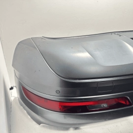 DEFECT!16-18 AUDI Q3 REAR BUMPER COVER ASSEMBLY WITH PARK ASSIST GRAY *LZ7S* OEM