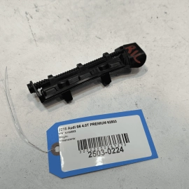 2016-2018 AUDI A6 S6 DRIVER SIDE REAR BUMPER SUPPORT GUIDE & CONNECTOR PIN OEM