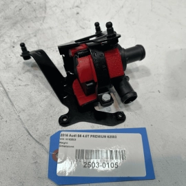 2016-2018 AUDI S6 4.0L ENGINE COOLANT AUXILIARY WATER PUMP W/ BRACKET OEM