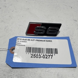 2016-2018 AUDI S6 S-LINE SLINE FRONT GRILLE EMBLEM LOGO BADGE SIGN NAMEPLATE OEM
