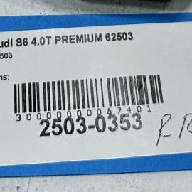 AUDI S6 2013-2018 A6 REAR RIGHT PASSENGER SIDE DOOR WINDOW REGULATOR MOTOR OEM