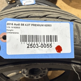2016-18 AUDI A6 S6 20 INCH WHEEL RIM TIRE 8.5Jx20H2 255/35/ R20 1PCS 7/32`` OEM