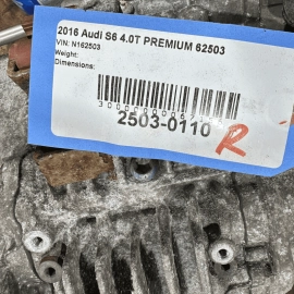 2013-2018 AUDI S6 4.0L AWD REAR DIFF DIFFERENTIAL AXLE CARRIER OEM