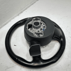 2013-2018 AUDI S6 STEERING WHEEL HEATED W/ PADDLES & SWITCHES LEATHER BLACK OEM