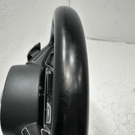 2013-2018 AUDI S6 STEERING WHEEL HEATED W/ PADDLES & SWITCHES LEATHER BLACK OEM