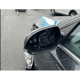 DEFECT!!!12-2018 AUDI A6 LEFT DRIVER SIDE DOOR EXTERIOR REAR VIEW MIRROR X5R OEM