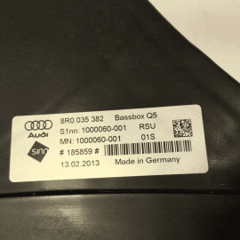 2009-2017 AUDI Q5 REAR SUBWOOFER SUB WOOFER SPEAKER BASS BOX OEM