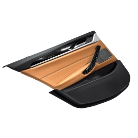 2018-20 BMW 530e Rear Left Driver Side Door Interior Panel Trim Cover OEM Cognac