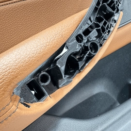 2018-20 BMW 530e Rear Left Driver Side Door Interior Panel Trim Cover OEM Cognac