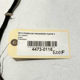 2014 PORSCHE PANAMERA S HYBRID ROOF HEADLINER WIRE WIRING HARNESS OEM