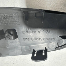 2018-2020 HONDA ACCORD REAR RIGHT PASSENGER SIDE DOOR SWITCH PANEL COVER OEM