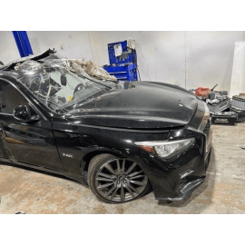 2017-2020 INFINITI Q50 REAR LEFT SIDE SEAT UPPER TOP CUSHION BACK BLACK OEM