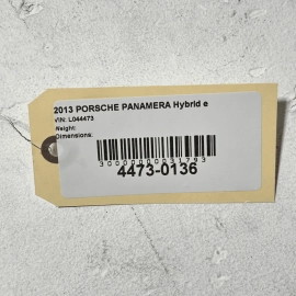2014-16 PORSCHE PANAMERA High Voltage Battery Charging Connector Cable Wire OEM
