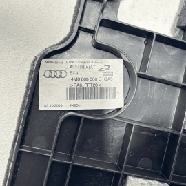 2017-2019 AUDI Q7 FRONT PASSENGER SIDE FLOOR BATTERY LID CARPET COVER TRIM OEM