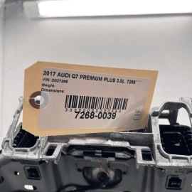 2017-2019 AUDI Q7 FRONT RIGHT PASSENGER SEAT UPPER BACK TRACK FRAME & MOTORS OEM