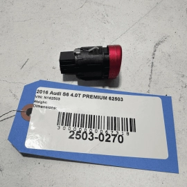 2013-2018 AUDI S6 FRONT ENGINE START STOP IGNITION CONTROL SWITCH BUTTON OEM