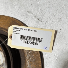 2017-2020 Acura MDX Rear Left LH Or Right RH Side Brake Rotor Disc OEM 1 PCS