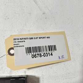 2014-2020 Infiniti Q50 Red Sport Rear Seat Anchor Child Restraint Cover Trim OEM