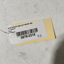 INFINITI Q50 2018-2020 Rear Right Passenger Side Door Pull Handle Trim Cover OEM