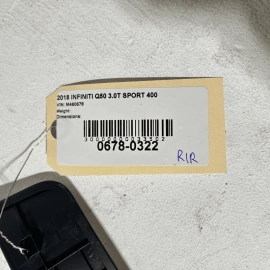 INFINITI Q50 2016-2020 REAR PASSENGER SIDE DOOR SILL SCUFF PLATE TRIM COVER OEM