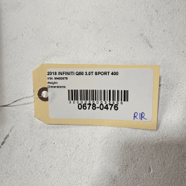 INFINITI Q50 2014-19 REAR LEFT DRIVER SIDE UNDERBODY SPLASH SHIELD COVER OEM