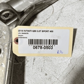 2014-2020 INFINITI Q50 RWD REAR LEFT DRIVER SIDE UPPER CONTROL ARM OEM