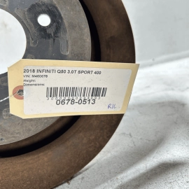 2014-2020 INFINITI Q50 RED SPORT REAR LEFT OR RIGHT SPORT DISC BRAKE ROTOR OEM