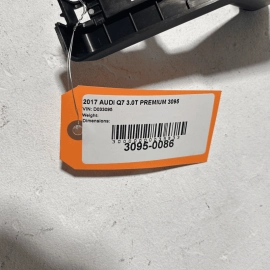 AUDI Q7 2017-2019 REAR DRIVER SIDE 2ND ROW SEAT TRACK RAIL END COVER TRIM OEM