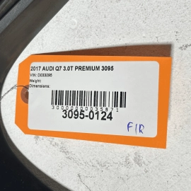 2017-2023 AUDI Q7 FRONT PASSENGER SIDE DOOR WINDOW FRAME TRIM PANEL COVER OEM