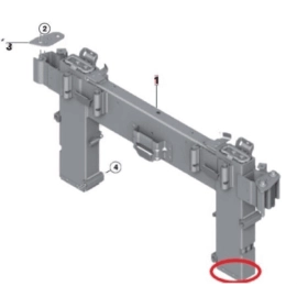17-20 BMW M240Xi CONVERTIBLE ROLLOVER PROTECTION BAR LOVER CARRIER BRACKET 