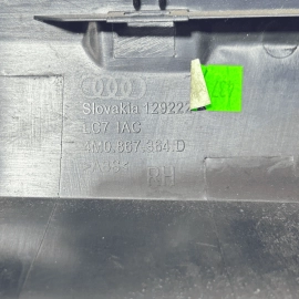 2017-2019 AUDI Q7 REAR PASSENGER DOOR PANEL PULL HANDLE ARMREST COVER TRIM OEM