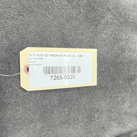 2017-2019 AUDI Q7 PREMIUM REAR 2ND ROW CENTER MIDDLE SEAT COMPLETE OEM BEIGE