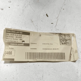 2017-2019 AUDI Q7 PREMIUM REAR LEFT DRIVER SIDE 2ND ROW FOLDING SEAT OEM BEIGE