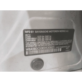 Trunk Deck Lid Rear View Backup Parking Assist Camera BMW 535iX 2011-2016 OEM