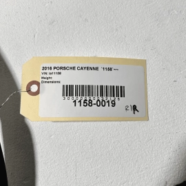 2011-2018 PORSCHE CAYENNE REAR RIGHT SIDE DOOR BODY WEATHERSTRIP SEAL GASKET OEM