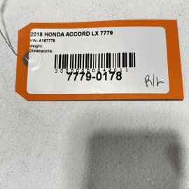 2018-2020 HONDA ACCORD AC HIGH PRESSURE FLEXIBLE DISCHARGE PIPE LINE HOSE OEM