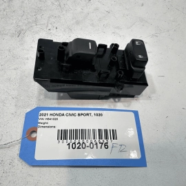 HONDA CIVIC 2016-2021 FRONT RIGHT PASSENGER SIDE DOOR WINDOW SWITCH & LOCK OEM