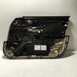 18-2022 BMW 530E G30 FRONT LEFT DRIVER  SIDE INTERIOR DOOR PANEL TRIM OEM COGNAC