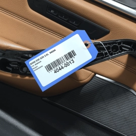 18-2022 BMW 530E G30 FRONT LEFT DRIVER  SIDE INTERIOR DOOR PANEL TRIM OEM COGNAC
