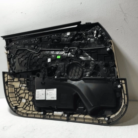 18-22 BMW 530E G30 FRONT  PASSENGER SIDE INTERIOR DOOR PANEL TRIM OEM COGNAC