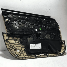 18-22 BMW 530E G30 FRONT  PASSENGER SIDE INTERIOR DOOR PANEL TRIM OEM COGNAC